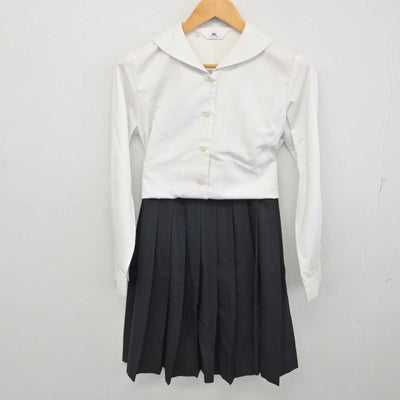 【中古】大阪府 梅花中学校 女子制服 2点 (ブラウス・スカート) sf078170