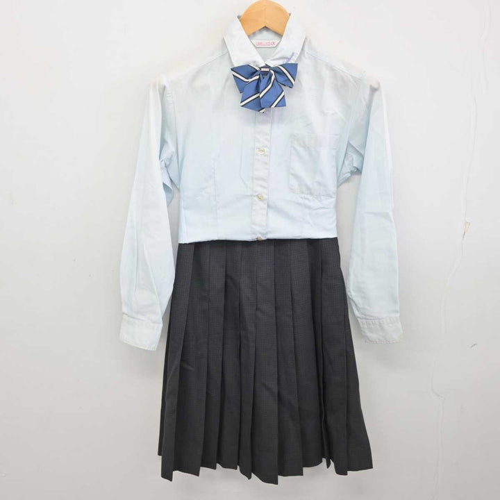 【中古】大阪府 千里青雲高等学校 女子制服 4点 (ブレザー・シャツ・スカート) sf078176