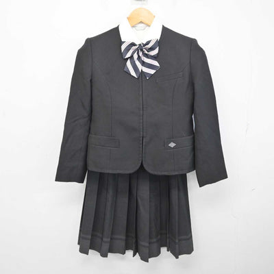 【中古】兵庫県 啓明学院中学校 女子制服 5点 (ブレザー・ニット・シャツ・スカート) sf078180