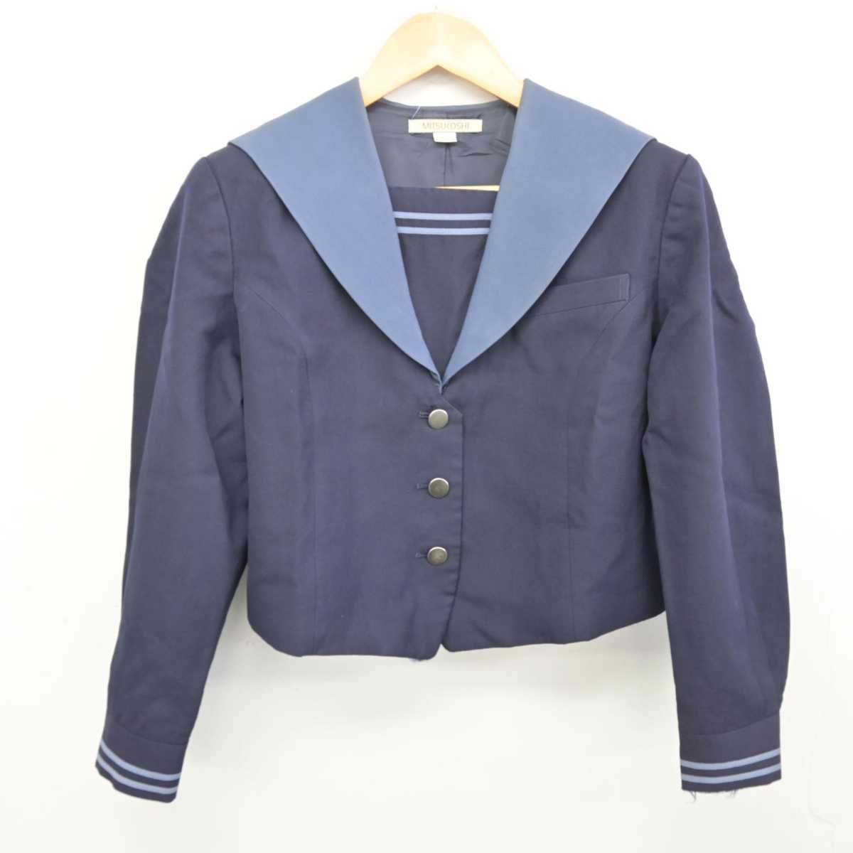 【中古】東京都 晴海総合高等学校 女子制服 2点 (ブレザー・スカート) sf078185