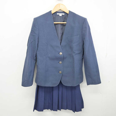 【中古】東京都 晴海総合高等学校 女子制服 2点 (ブレザー・スカート) sf078186