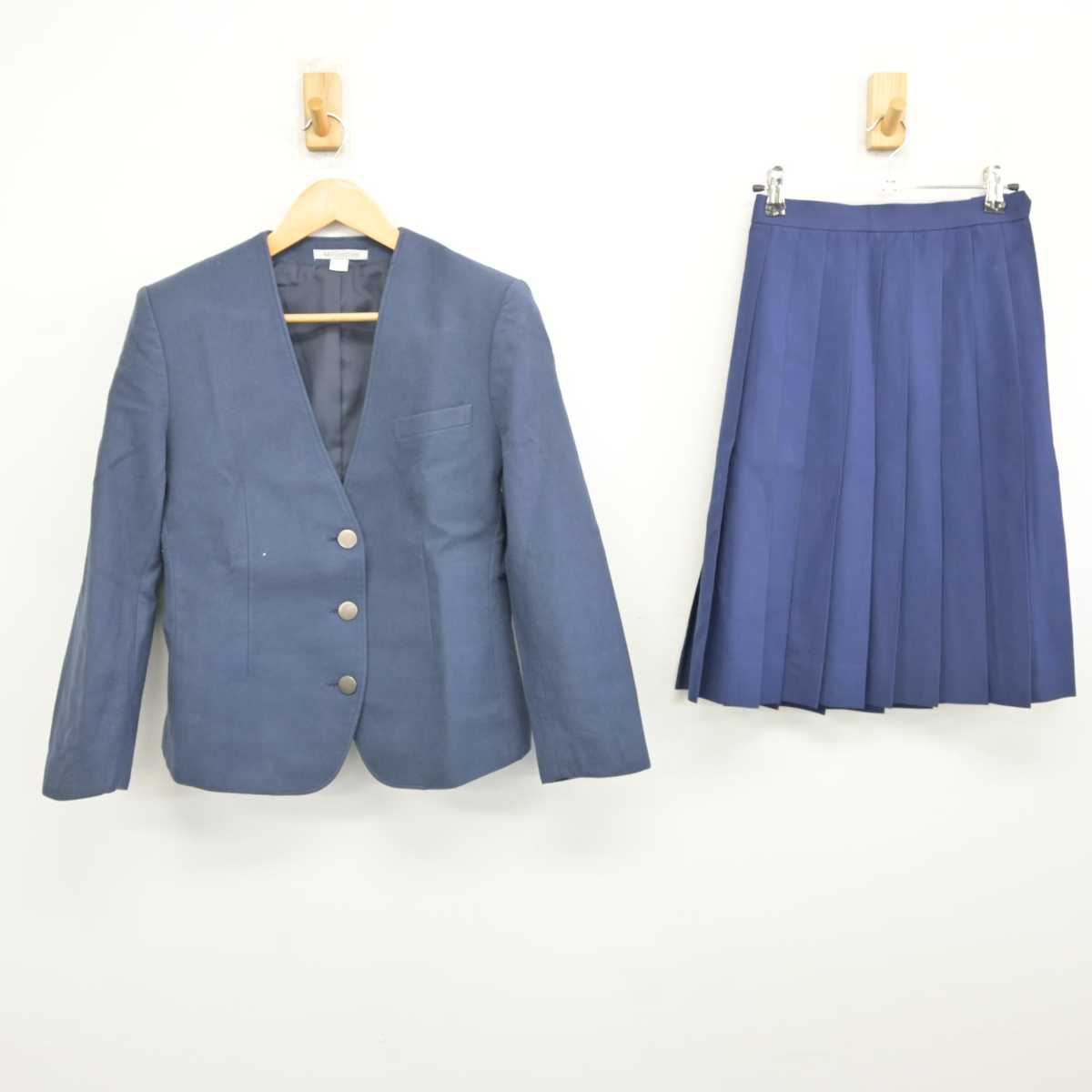 【中古】東京都 晴海総合高等学校 女子制服 2点 (ブレザー・スカート) sf078186