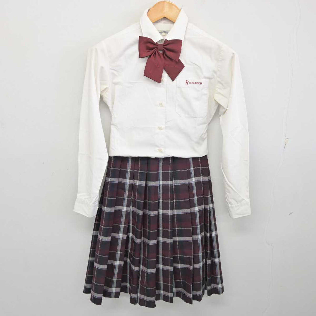 中古】滋賀県 立命館守山中学校 女子制服 4点 (ブレザー・シャツ・スカート) sf078190 | 中古制服通販パレイド