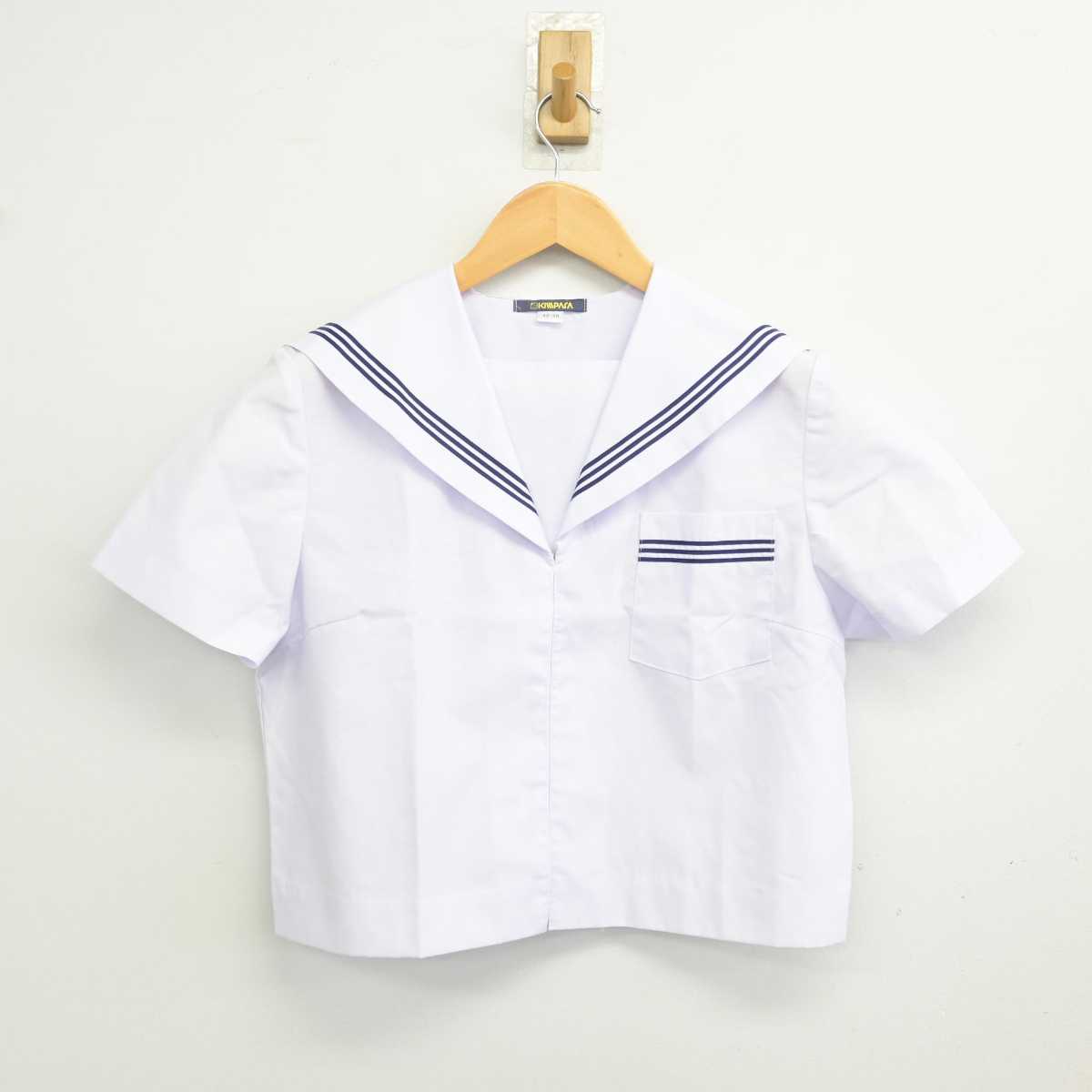 【中古】静岡県 笠井中学校 女子制服 2点 (セーラー服) sf078196