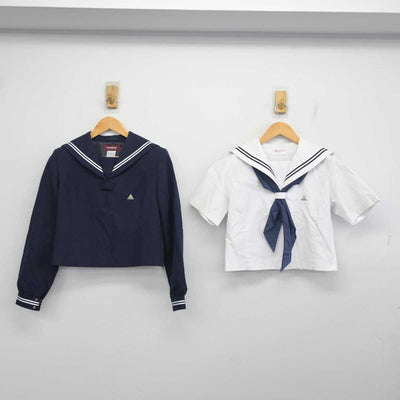 【中古】広島県 尾道東高等学校 女子制服 3点 (セーラー服・セーラー服) sf078199