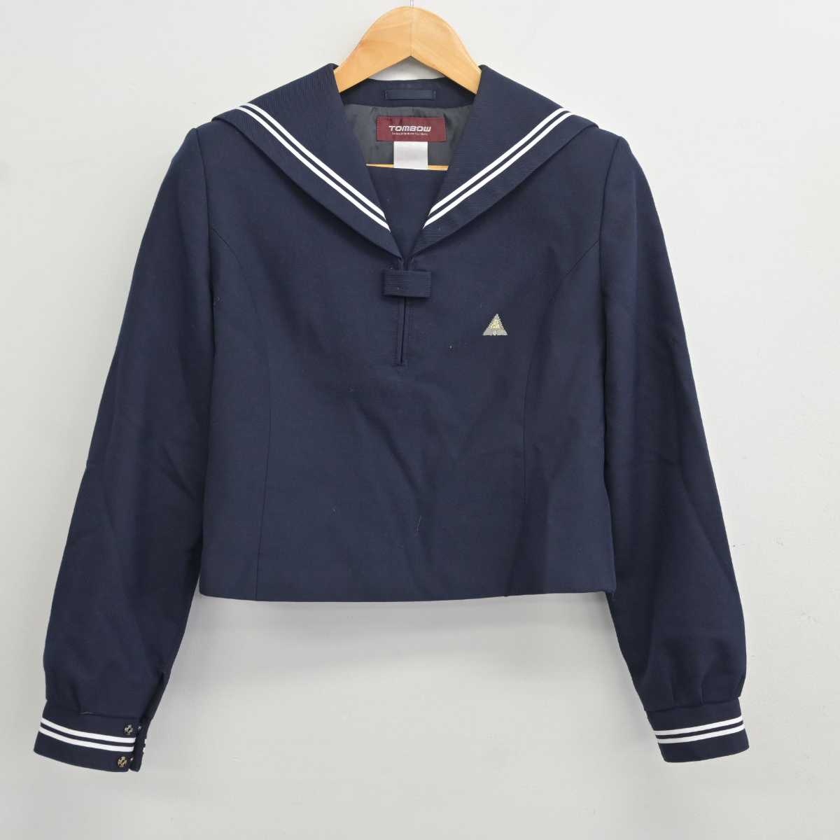 【中古】広島県 尾道東高等学校 女子制服 3点 (セーラー服・セーラー服) sf078199