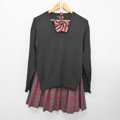 【中古】埼玉県 八潮南高等学校 女子制服 4点 (ブレザー・ニット・スカート) sf078213