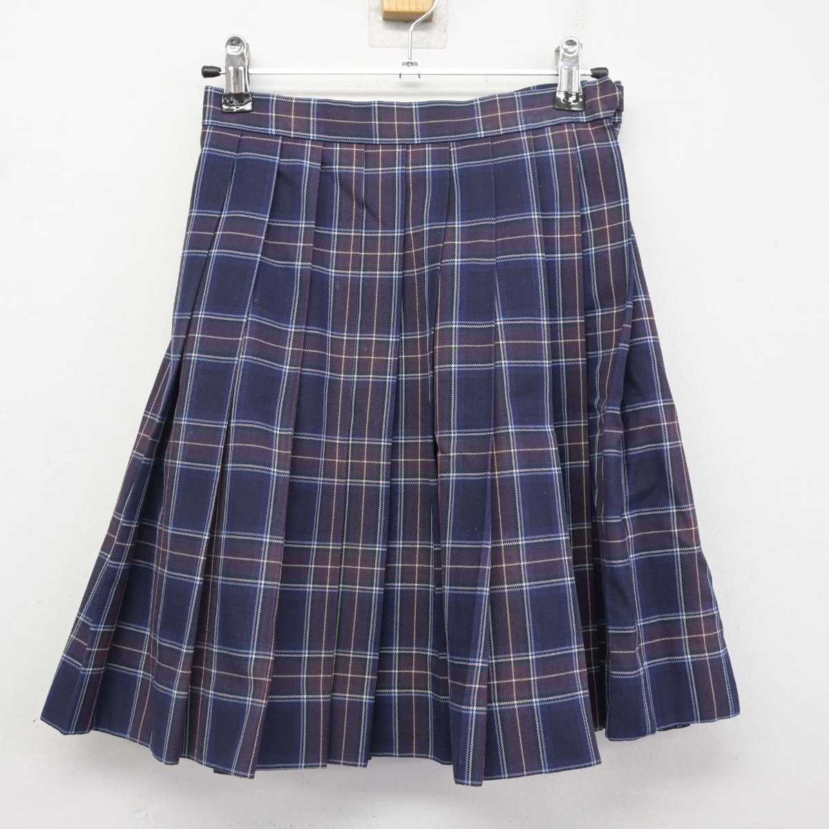 【中古】神奈川県 白鵬女子高等学校 女子制服 5点 (ブレザー・ニット・シャツ・スカート) sf078217