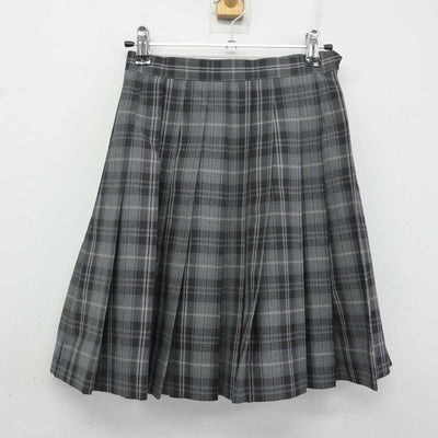 【中古】神奈川県 白鵬女子高等学校 女子制服 3点 (ニットベスト・シャツ・スカート) sf078218