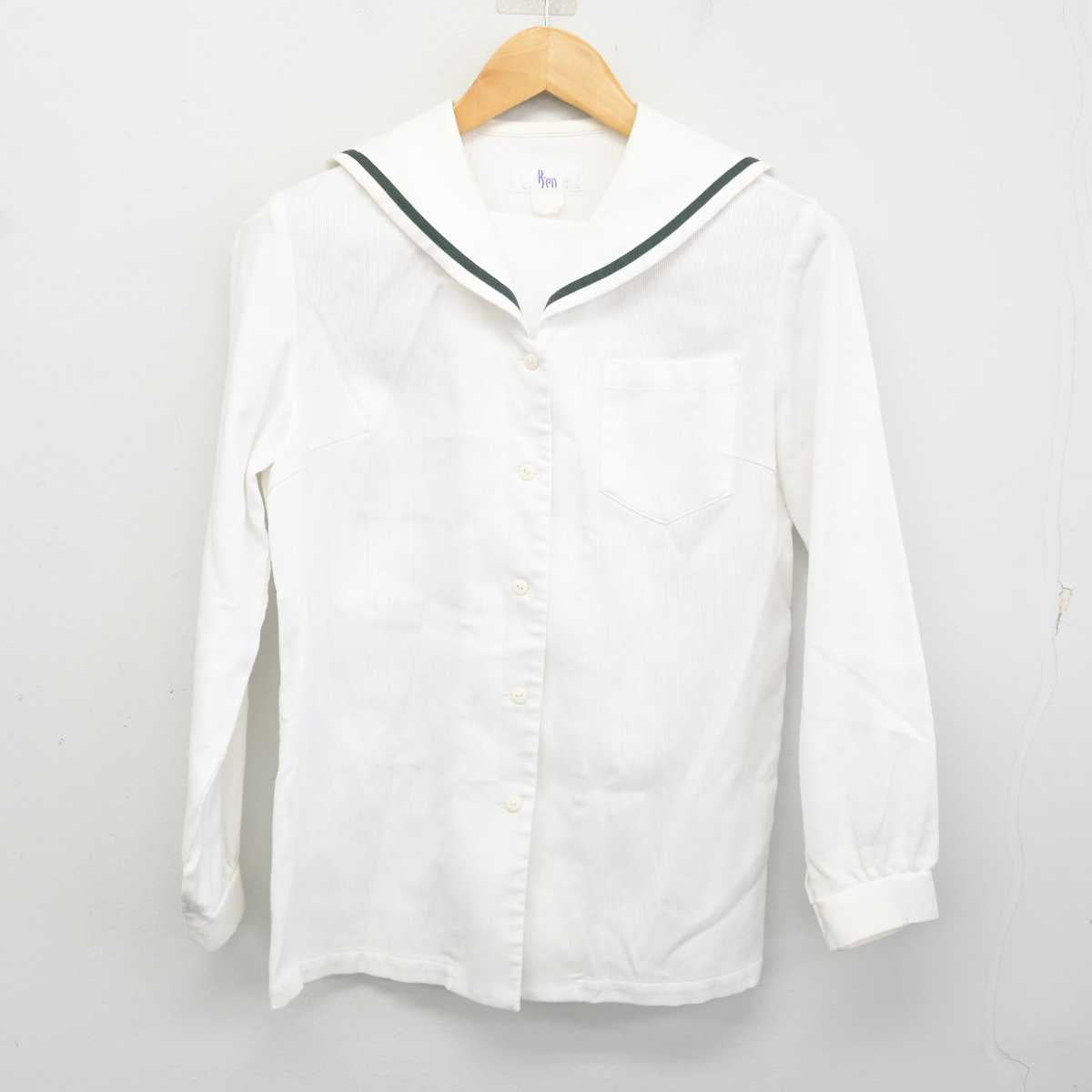 【中古】埼玉県 幸並中学校 女子制服 2点 (セーラー服・スカート) sf078221