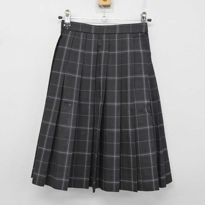 【中古】東京都 中央大学附属中学校 女子制服 3点 (ニット・スカート) sf078225