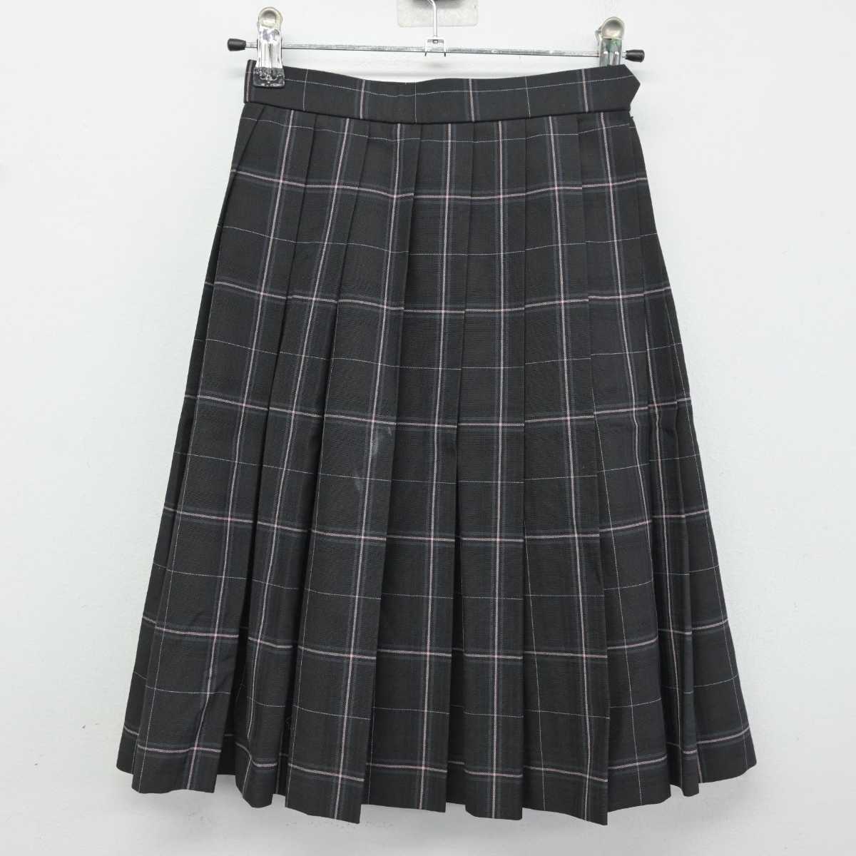 【中古】東京都 中央大学附属中学校 女子制服 2点 (シャツ・スカート) sf078226