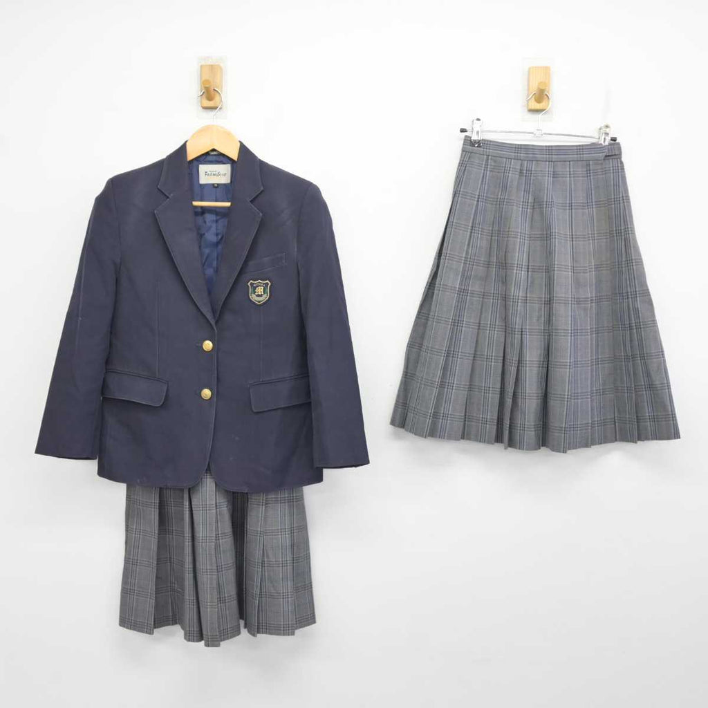 中古】東京都 三鷹市立第一中学校 女子制服 3点 (ブレザー