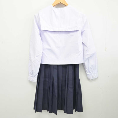 【中古】兵庫県 小野高等学校 女子制服 2点 (セーラー服・スカート) sf078234