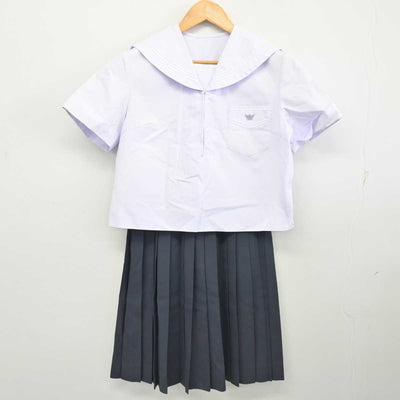 【中古】兵庫県 小野高等学校 女子制服 2点 (セーラー服・スカート) sf078235