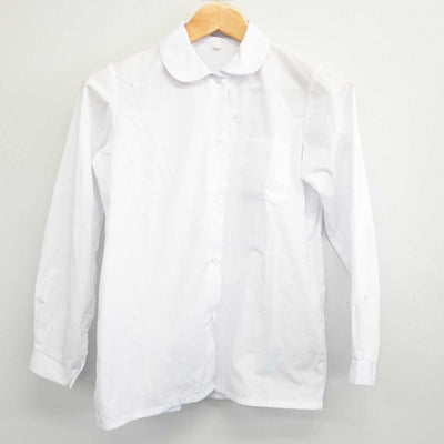 【中古】熊本県 熊本市立藤園中学校 女子制服 2点 (シャツ・ジャンパースカート) sf078245