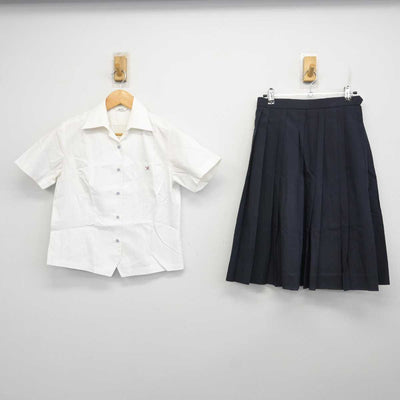 【中古】奈良県 橿原高等学校 女子制服 2点 (シャツ・スカート) sf078247