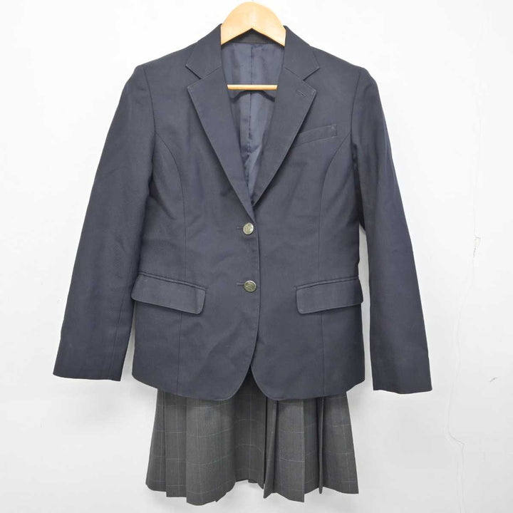 中古】奈良県 香芝高等学校 女子制服 3点 (ブレザー・スカート
