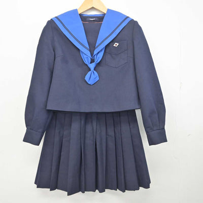 【中古】大阪府 夕陽丘高等学校 女子制服 6点 (セーラー服・スカート) sf078254