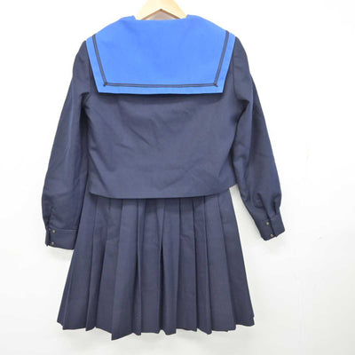 【中古】大阪府 夕陽丘高等学校 女子制服 6点 (セーラー服・スカート) sf078254