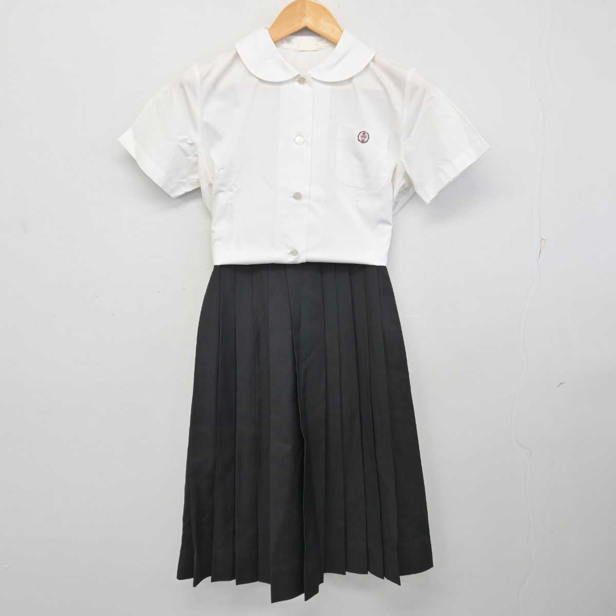 【中古】群馬県 太田女子高等学校 女子制服 3点 (シャツ・シャツ・スカート) sf078259