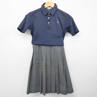 【中古】東京都 啓明学園中学高等学校 女子制服 3点 (シャツ・シャツ・スカート) sf078261