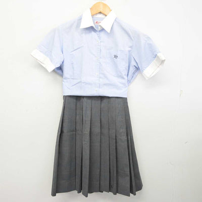 【中古】東京都 啓明学園中学高等学校 女子制服 3点 (シャツ・シャツ・スカート) sf078261