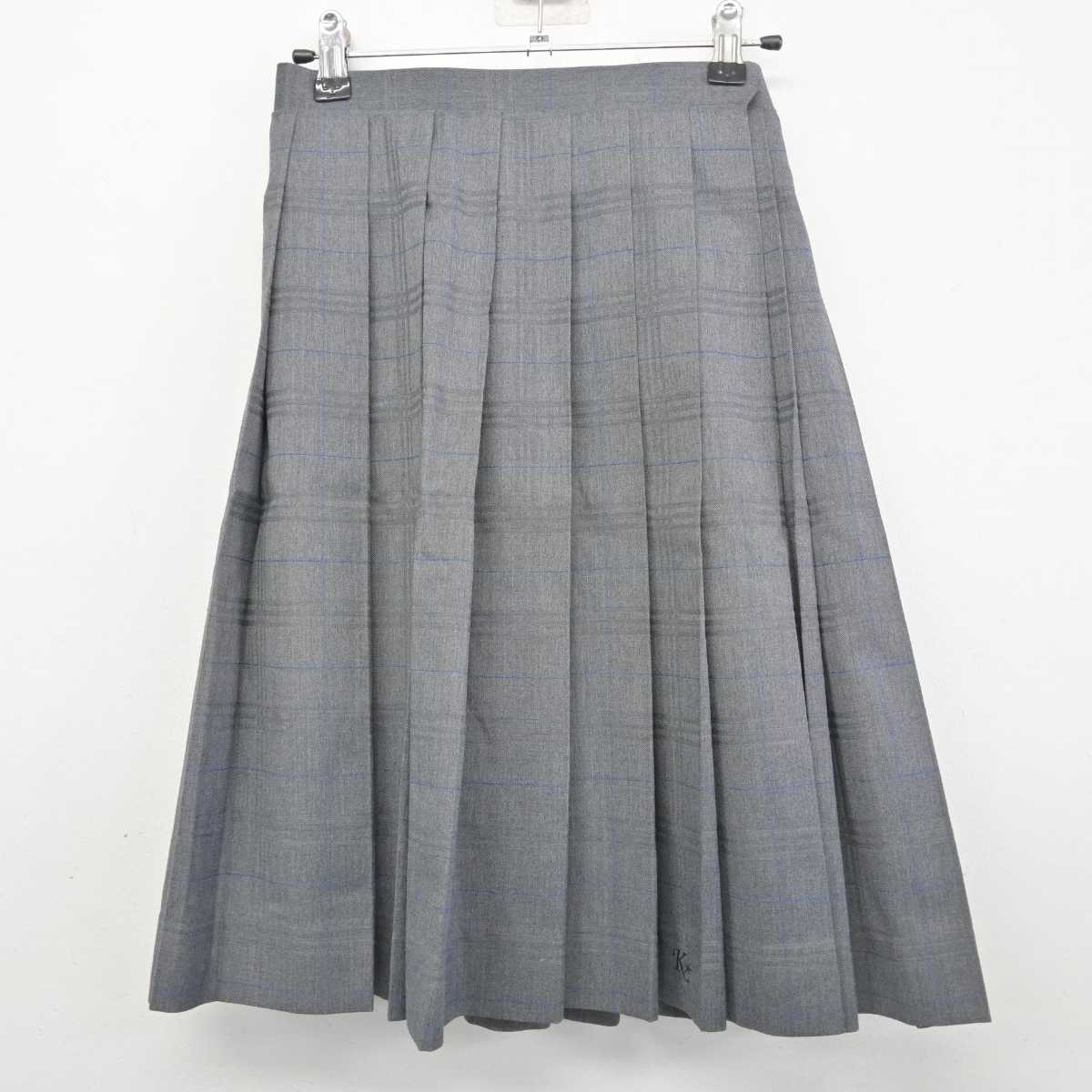 【中古】東京都 啓明学園中学高等学校 女子制服 3点 (シャツ・シャツ・スカート) sf078261