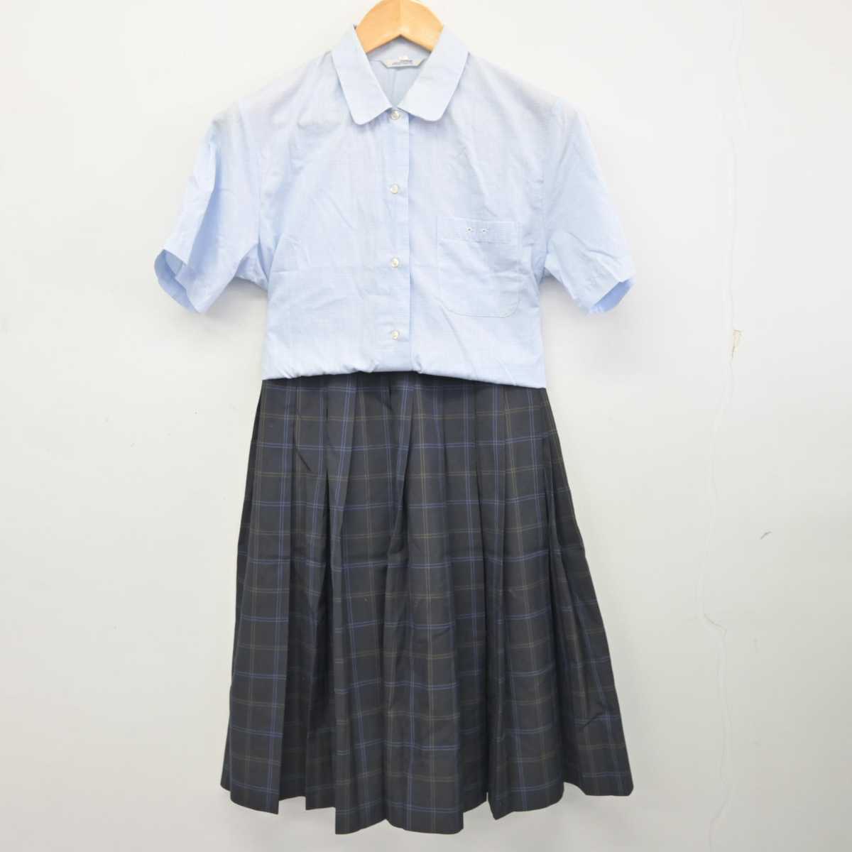 【中古】兵庫県 尼崎市立成良中学校 女子制服 3点 (シャツ・スカート) sf078265