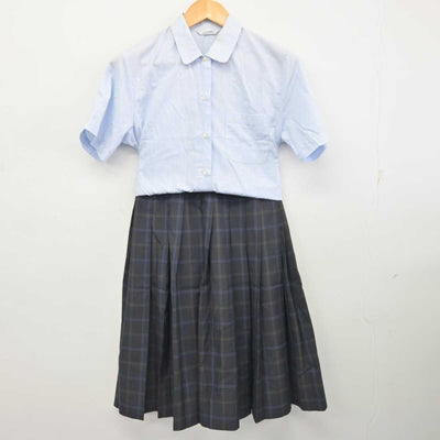 【中古】兵庫県 尼崎市立成良中学校 女子制服 3点 (シャツ・スカート) sf078265