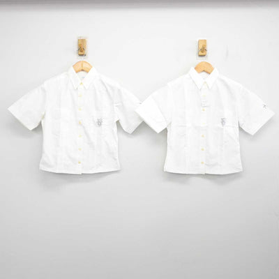 【中古】山形県 山形城北高等学校 女子制服 2点 (シャツ) sf078268