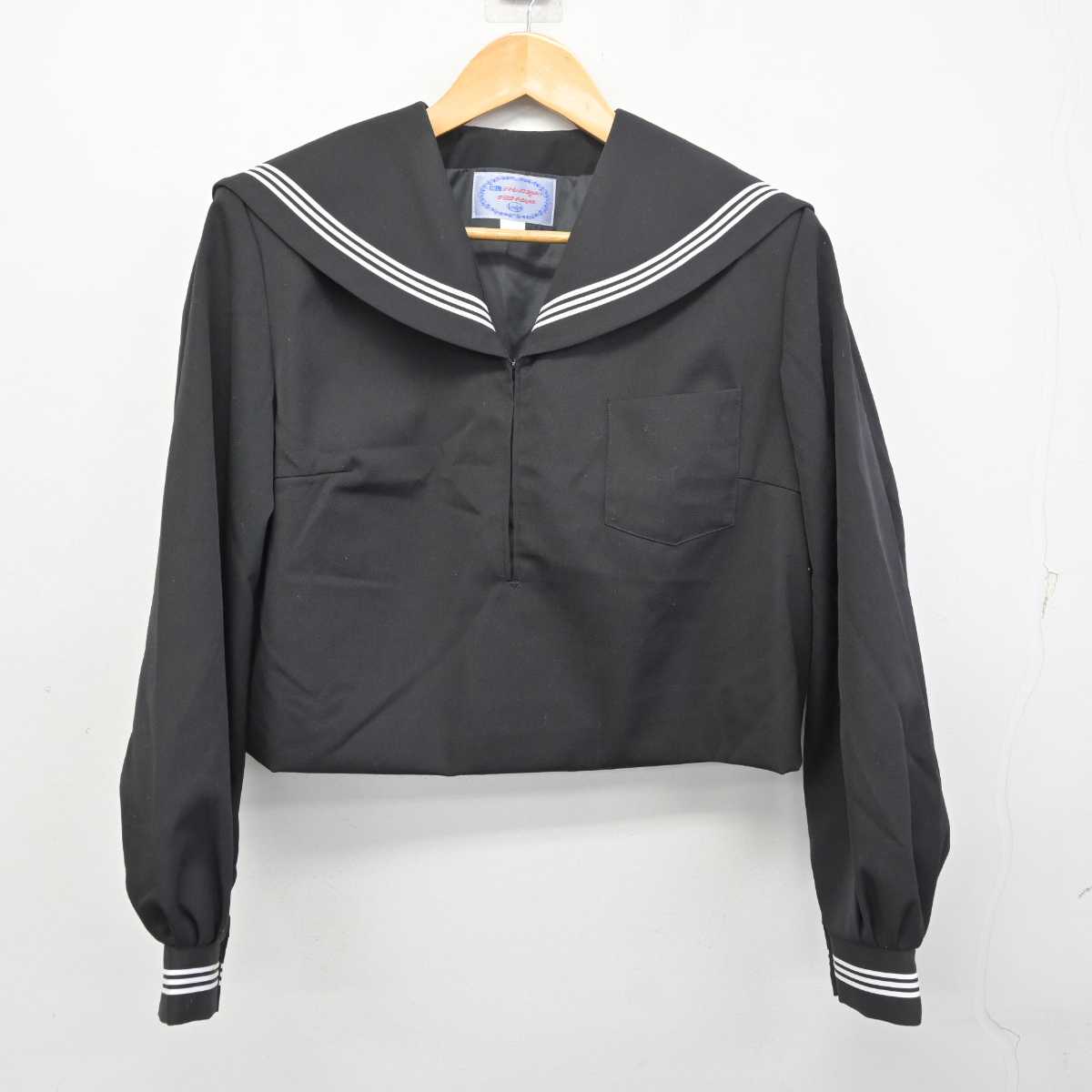 【中古】愛知県 高浜中学校 女子制服 2点 (セーラー服・スカート) sf078280