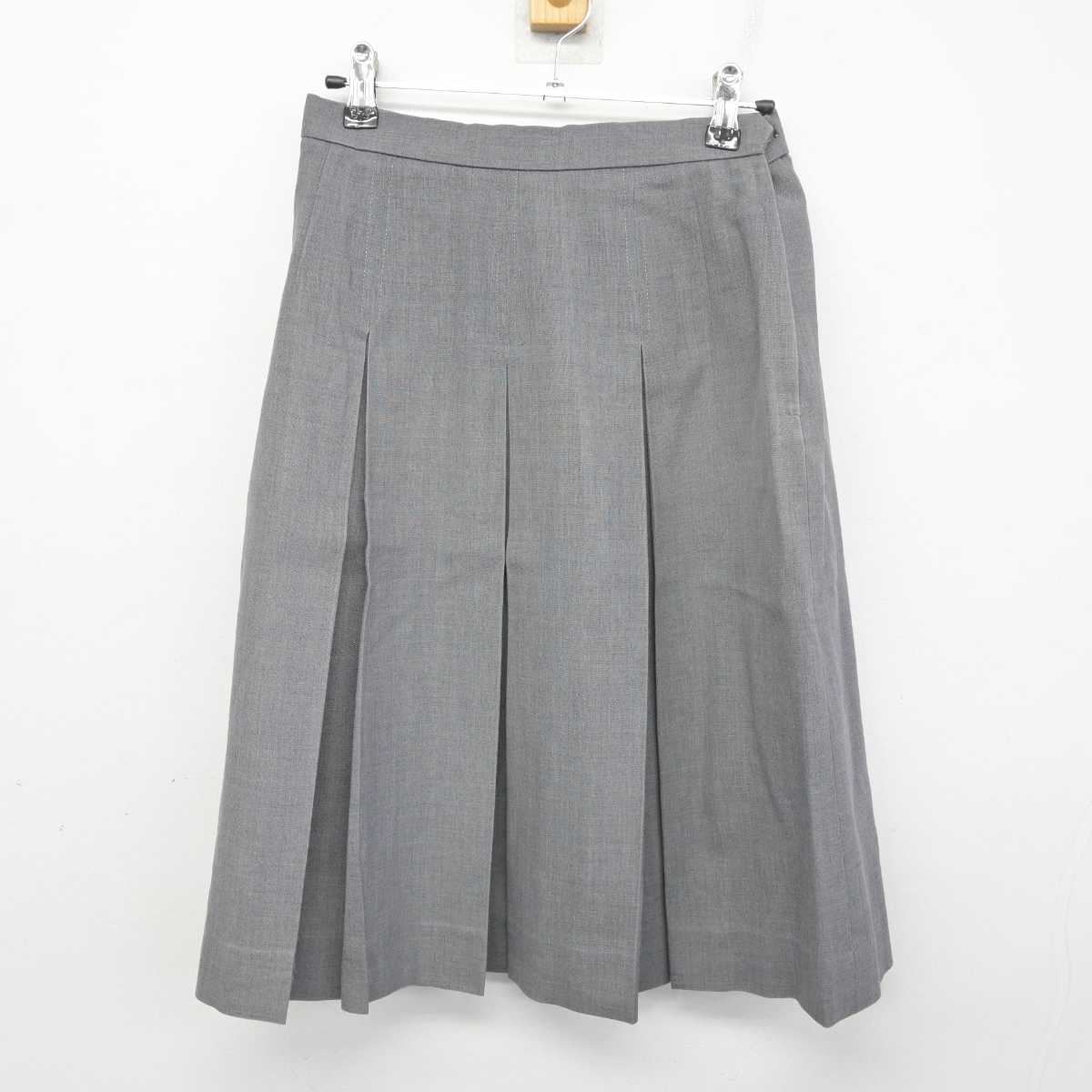 【中古】埼玉県 東金子中学校 女子制服 2点 (ベスト・スカート) sf078288