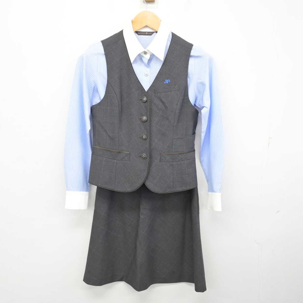 【中古】佐賀県 佐賀県有明海漁業協同組合 女子制服 4点 (ジャケット・ベスト・ブラウス・スカート) sf078292