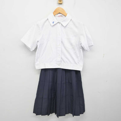 【中古】奈良県 桜井中学校 女子制服 3点 (シャツ・シャツ・スカート) sf078302