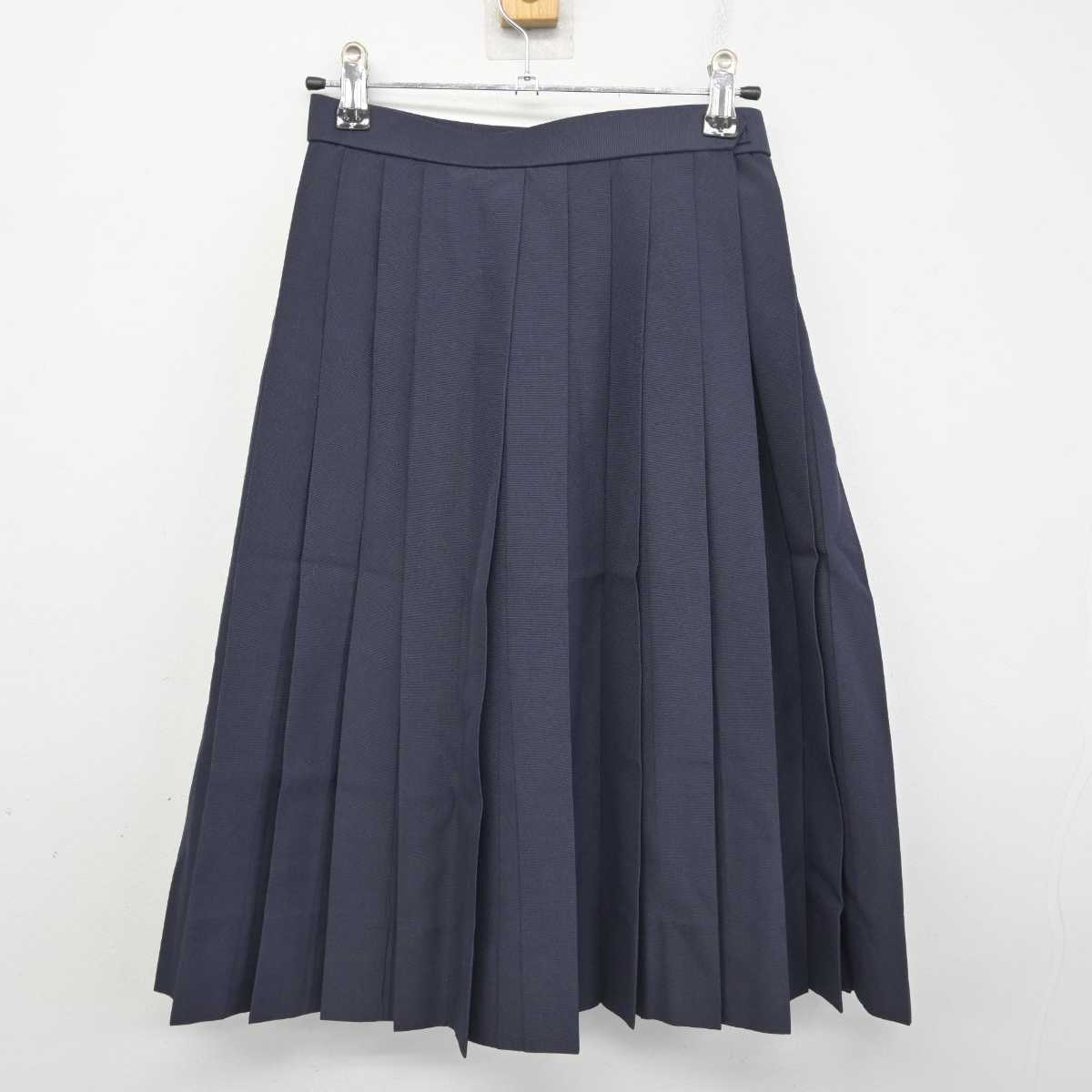 【中古】奈良県 桜井中学校 女子制服 3点 (シャツ・シャツ・スカート) sf078302