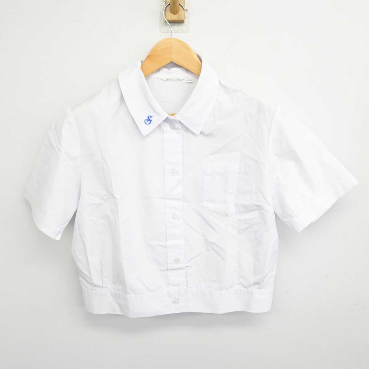 【中古】奈良県 桜井中学校 女子制服 2点 (シャツ・シャツ) sf078303