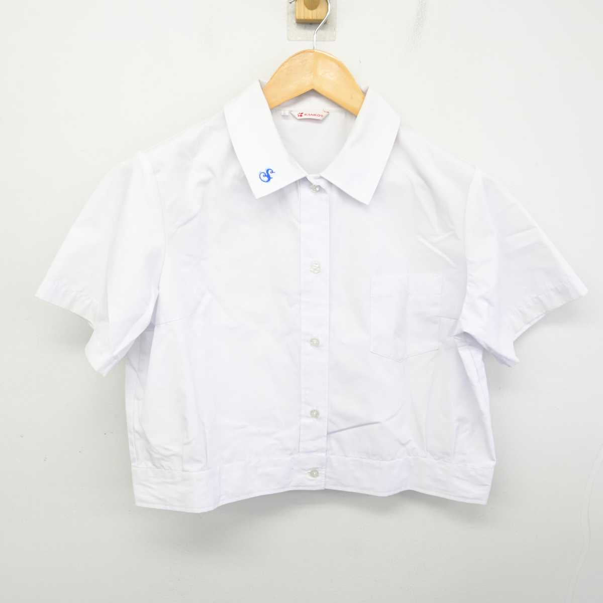 【中古】奈良県 桜井中学校 女子制服 2点 (シャツ・シャツ) sf078303