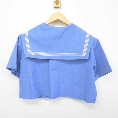 【中古】福岡県 朝倉高等学校 女子制服 2点 (セーラー服・スカート) sf078312