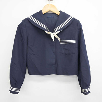 【中古】島根県 江津中学校 女子制服 3点 (セーラー服・セーラー服) sf078314