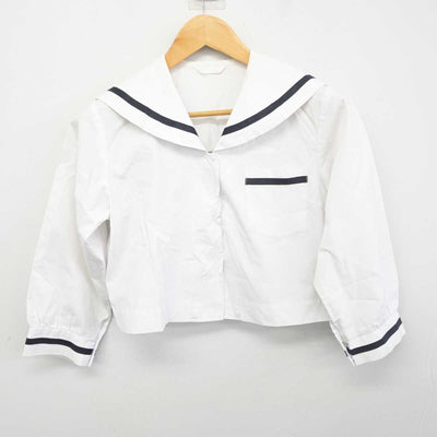 【中古】島根県 江津中学校 女子制服 2点 (セーラー服・スカート) sf078315