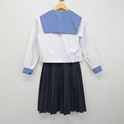 【中古】島根県 浜田高等学校 女子制服 3点 (セーラー服・スカート) sf078319