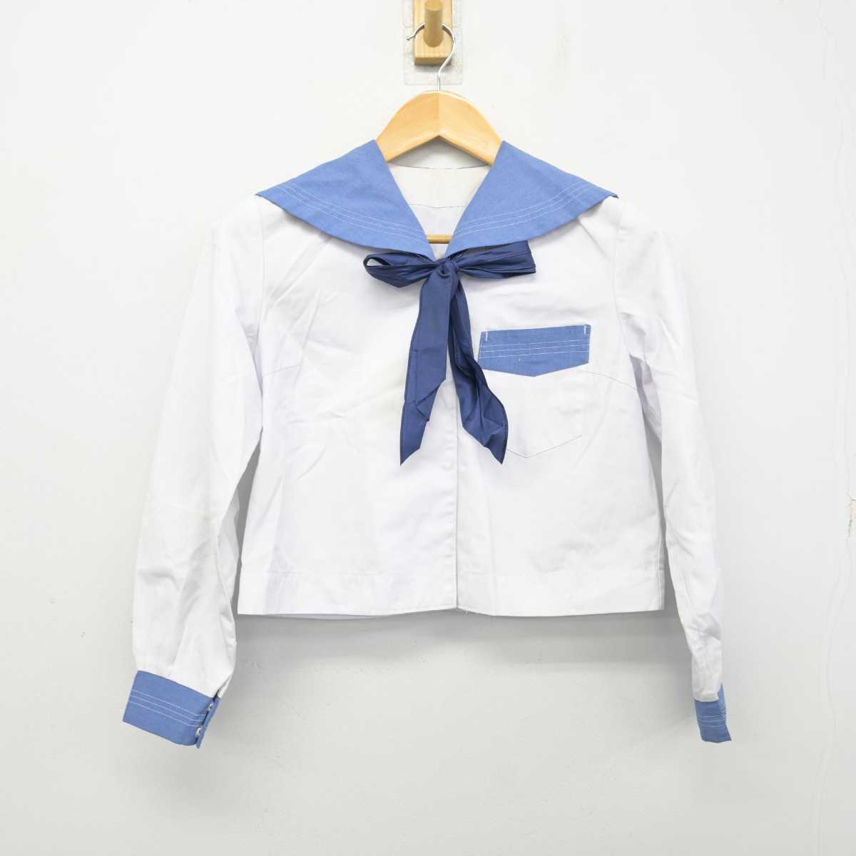 【中古】島根県 浜田高等学校 女子制服 3点 (セーラー服・セーラー服) sf078320