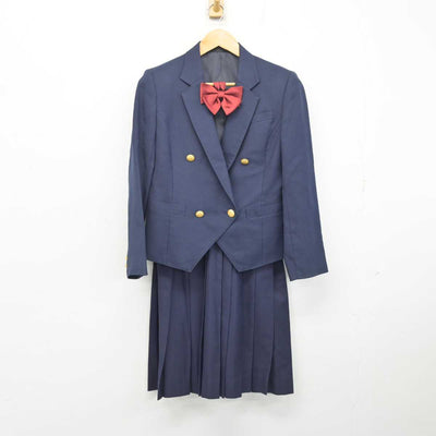 【中古】兵庫県 福崎高等学校 女子制服 3点 (ブレザー・スカート) sf078321