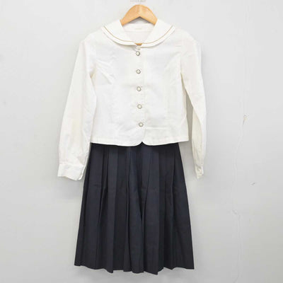 【中古】静岡県 浜松学院中学校・高等学校 女子制服 2点 (ブラウス・スカート) sf078325