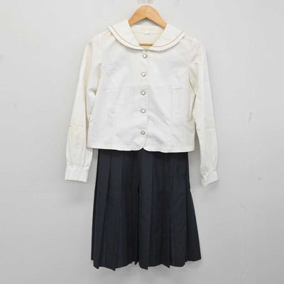 【中古】静岡県 浜松学院中学校・高等学校 女子制服 3点 (ブラウス・ブラウス・スカート) sf078326