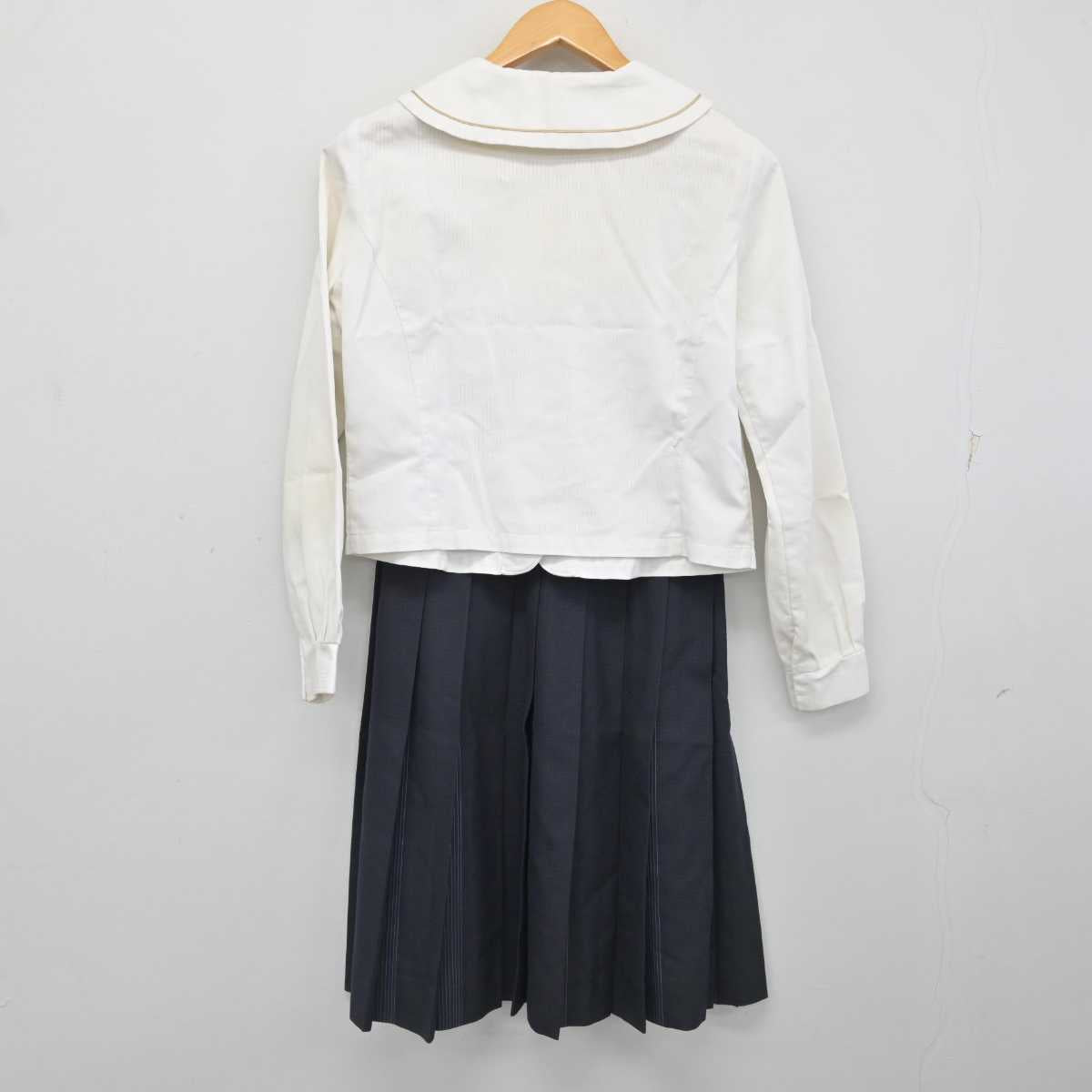 【中古】静岡県 浜松学院中学校・高等学校 女子制服 3点 (ブラウス・ブラウス・スカート) sf078326