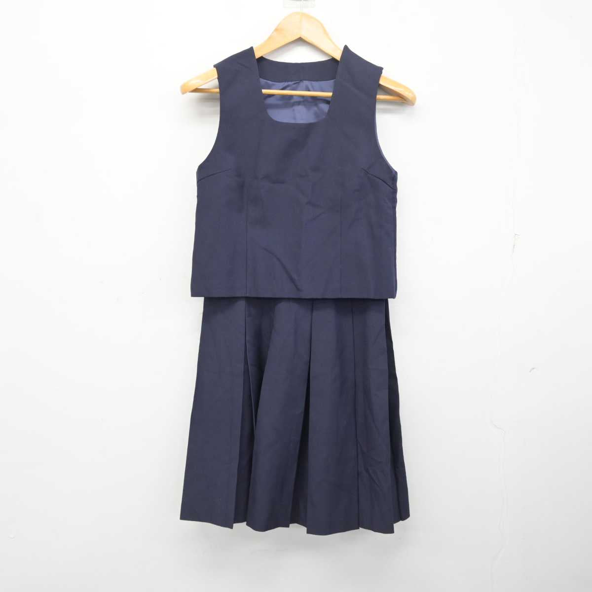 【中古】東京都 府中第六中学校 女子制服 4点 (ブレザー・ベスト・スカート) sf078329