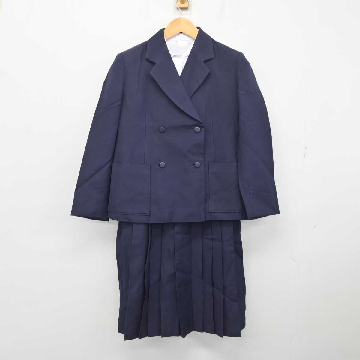 【中古】東京都 東調布中学校 女子制服 3点 (ブレザー・シャツ・ジャンパースカート) sf078331