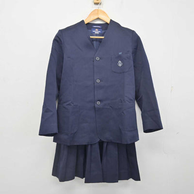 【中古】東京都 芝小学校 女子制服 3点 (ブレザー・ニット・スカート) sf078334